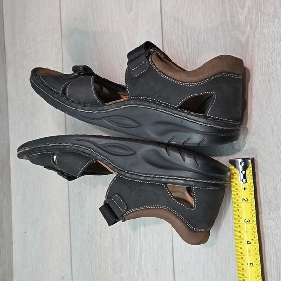 Finn Comfort Women Samara Leather Hook&loop Sandals shoes sz 42/11 - Picture 10 of 14